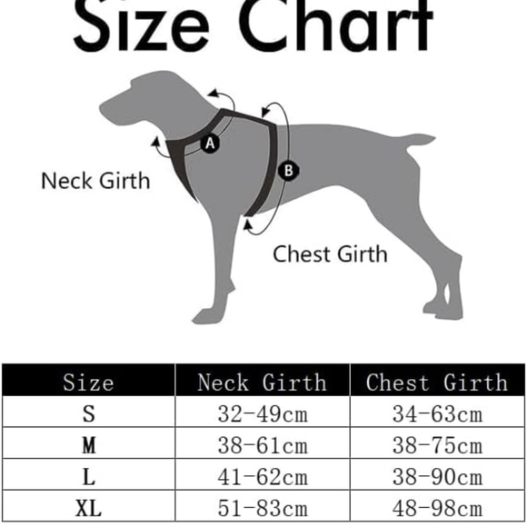 NIP Black Dog Harness Medium With 2 leash clips - Picture 7 of 15